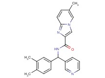 N-[(3,4-dimethylphenyl)(3-pyridinyl)methyl]-6-methylimidazo[1,2-a]pyridine-2-carboxamide