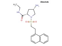 (4S)-4-amino-N-ethyl-1-{[2-(1-naphthyl)ethyl]sulfonyl}-L-prolinamide