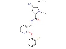 (4S)-4-amino-N-{[2-(2-fluorophenoxy)pyridin-3-yl]methyl}-1-methyl-L-prolinamide