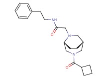 2-[(1R*,5R*)-3-(cyclobutylcarbonyl)-3,6-diazabicyclo[3.2.2]non-6-yl]-N-(2-phenylethyl)acetamide