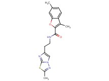 3,6-dimethyl-N-[2-(2-methylimidazo[2,1-b][1,3,4]thiadiazol-6-yl)ethyl]-1-benzofuran-2-carboxamide