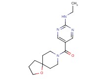 N-ethyl-5-(1-oxa-8-azaspiro[4.5]dec-8-ylcarbonyl)-2-pyrimidinamine