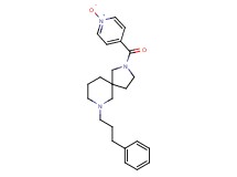 2-(1-oxidoisonicotinoyl)-7-(3-phenylpropyl)-2,7-diazaspiro[4.5]decane