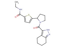 N-ethyl-5-[1-(4,5,6,7-tetrahydro-2H-indazol-3-ylcarbonyl)-2-pyrrolidinyl]-2-thiophenecarboxamide