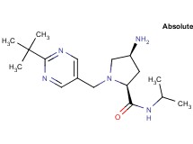 (2S,4S)-4-amino-1-[(2-tert-butylpyrimidin-5-yl)methyl]-N-isopropylpyrrolidine-2-carboxamide