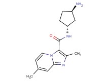 N-[rel-(1R,3R)-3-aminocyclopentyl]-2,7-dimethylimidazo[1,2-a]pyridine-3-carboxamide dihydrochloride