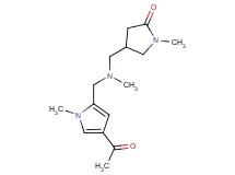 4-{[[(4-acetyl-1-methyl-1H-pyrrol-2-yl)methyl](methyl)amino]methyl}-1-methylpyrrolidin-2-one