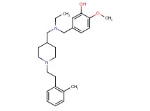 5-{[ethyl({1-[2-(2-methylphenyl)ethyl]-4-piperidinyl}methyl)amino]methyl}-2-methoxyphenol