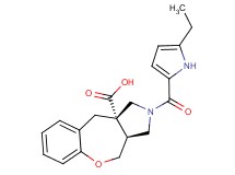 (3aS*,10aS*)-2-[(5-ethyl-1H-pyrrol-2-yl)carbonyl]-2,3,3a,4-tetrahydro-1H-[1]benzoxepino[3,4-c]pyrrole-10a(10H)-carboxylic acid