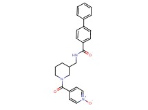 N-{[1-(1-oxidoisonicotinoyl)-3-piperidinyl]methyl}-4-biphenylcarboxamide