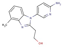 2-[1-(6-aminopyridin-3-yl)-4-methyl-1H-benzimidazol-2-yl]ethanol