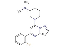 1-[5-(2-fluorophenyl)pyrazolo[1,5-a]pyrimidin-7-yl]-N,N-dimethyl-3-piperidinamine