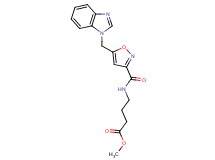 methyl 4-({[5-(1H-benzimidazol-1-ylmethyl)-3-isoxazolyl]carbonyl}amino)butanoate