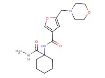 N-{1-[(methylamino)carbonyl]cyclohexyl}-5-(morpholin-4-ylmethyl)-3-furamide
