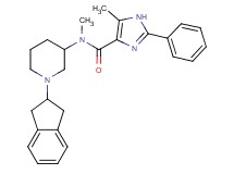 N-[1-(2,3-dihydro-1H-inden-2-yl)-3-piperidinyl]-N,5-dimethyl-2-phenyl-1H-imidazole-4-carboxamide