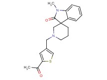 1'-[(5-acetyl-3-thienyl)methyl]-1-methylspiro[indole-3,3'-piperidin]-2(1H)-one