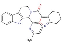 1-(6-methylpyridin-2-yl)-2-(4,5,6,7-tetrahydro-2,1-benzisoxazol-3-ylcarbonyl)-2,3,4,9-tetrahydro-1H-beta-carboline