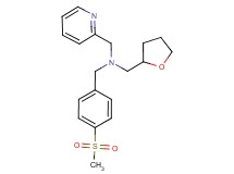 1-[4-(methylsulfonyl)phenyl]-N-(pyridin-2-ylmethyl)-N-(tetrahydrofuran-2-ylmethyl)methanamine
