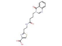 2-(2-{[4-(4-oxoquinazolin-3(4H)-yl)butanoyl]amino}ethyl)-1,3-thiazole-4-carboxylic acid