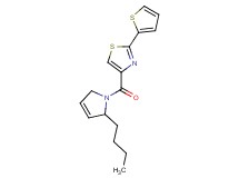 4-[(2-butyl-2,5-dihydro-1H-pyrrol-1-yl)carbonyl]-2-(2-thienyl)-1,3-thiazole
