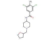 3,5-dichloro-4-methyl-N-[1-(tetrahydro-2-furanylmethyl)-4-piperidinyl]benzamide