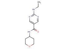 2-(ethylamino)-N-(tetrahydro-2H-pyran-4-yl)-5-pyrimidinecarboxamide