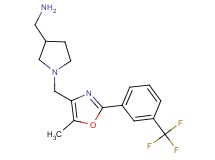 {[1-({5-methyl-2-[3-(trifluoromethyl)phenyl]-1,3-oxazol-4-yl}methyl)-3-pyrrolidinyl]methyl}amine dihydrochloride