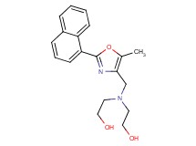 2,2'-({[5-methyl-2-(1-naphthyl)-1,3-oxazol-4-yl]methyl}imino)diethanol