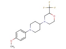 4-[1-(4-methoxyphenyl)piperidin-4-yl]-2-(trifluoromethyl)morpholine
