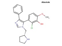 2-chloro-6-methoxy-3-{4-phenyl-1-[(2R)-2-pyrrolidinylmethyl]-1H-imidazol-5-yl}phenol dihydrochloride