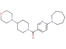 1-{5-[(4-morpholin-4-ylpiperidin-1-yl)carbonyl]pyridin-2-yl}azepane