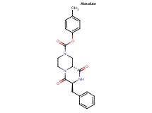 4-methylphenyl (7S,9aR)-7-benzyl-6,9-dioxooctahydro-2H-pyrazino[1,2-a]pyrazine-2-carboxylate