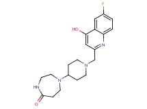 1-{1-[(6-fluoro-4-hydroxyquinolin-2-yl)methyl]piperidin-4-yl}-1,4-diazepan-5-one