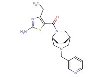 4-ethyl-5-{[(1S*,5R*)-3-(pyridin-3-ylmethyl)-3,6-diazabicyclo[3.2.2]non-6-yl]carbonyl}-1,3-thiazol-2-amine