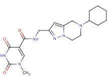 N-[(5-cyclohexyl-4,5,6,7-tetrahydropyrazolo[1,5-a]pyrazin-2-yl)methyl]-1-methyl-2,4-dioxo-1,2,3,4-tetrahydropyrimidine-5-carboxamide