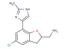 1-[5-chloro-7-(2-methyl-1H-imidazol-4-yl)-2,3-dihydro-1-benzofuran-2-yl]methanamine