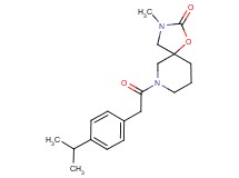 7-[(4-isopropylphenyl)acetyl]-3-methyl-1-oxa-3,7-diazaspiro[4.5]decan-2-one
