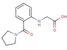 {[2-(pyrrolidin-1-ylcarbonyl)phenyl]amino}acetic acid