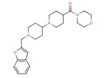 1'-(1-benzofuran-2-ylmethyl)-4-(4-morpholinylcarbonyl)-1,4'-bipiperidine