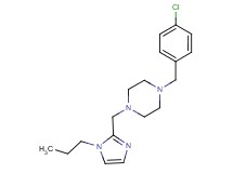 1-(4-chlorobenzyl)-4-[(1-propyl-1H-imidazol-2-yl)methyl]piperazine