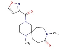 4-(3-isoxazolylcarbonyl)-1,9-dimethyl-1,4,9-triazaspiro[5.6]dodecan-10-one