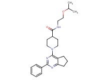 N-(2-isopropoxyethyl)-1-(2-phenyl-6,7-dihydro-5H-cyclopenta[d]pyrimidin-4-yl)-4-piperidinecarboxamide