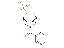 (1S*,5R*)-3-benzoyl-6-(methylsulfonyl)-3,6-diazabicyclo[3.2.2]nonane