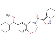 7-[cyclohexyl(methoxy)methyl]-4-(4,5,6,7-tetrahydro-2,1-benzisoxazol-3-ylcarbonyl)-2,3,4,5-tetrahydro-1,4-benzoxazepine