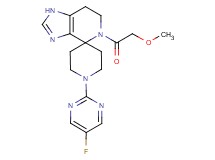 1'-(5-fluoropyrimidin-2-yl)-5-(methoxyacetyl)-1,5,6,7-tetrahydrospiro[imidazo[4,5-c]pyridine-4,4'-piperidine]