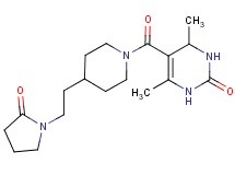 4,6-dimethyl-5-({4-[2-(2-oxopyrrolidin-1-yl)ethyl]piperidin-1-yl}carbonyl)-3,4-dihydropyrimidin-2(1H)-one