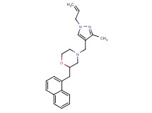 4-[(1-allyl-3-methyl-1H-pyrazol-4-yl)methyl]-2-(1-naphthylmethyl)morpholine