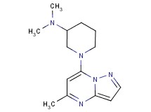 N,N-dimethyl-1-(5-methylpyrazolo[1,5-a]pyrimidin-7-yl)-3-piperidinamine