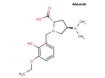 (2S,4R)-4-(dimethylamino)-1-(3-ethoxy-2-hydroxybenzyl)pyrrolidine-2-carboxylic acid