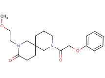 2-(2-methoxyethyl)-8-(phenoxyacetyl)-2,8-diazaspiro[5.5]undecan-3-one